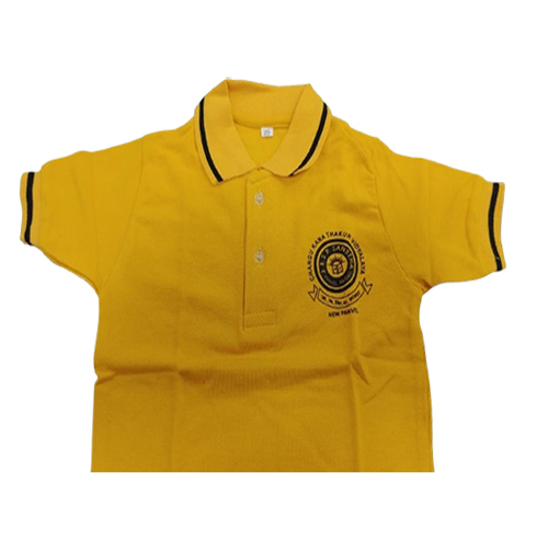 Yellow Color School T Shirt