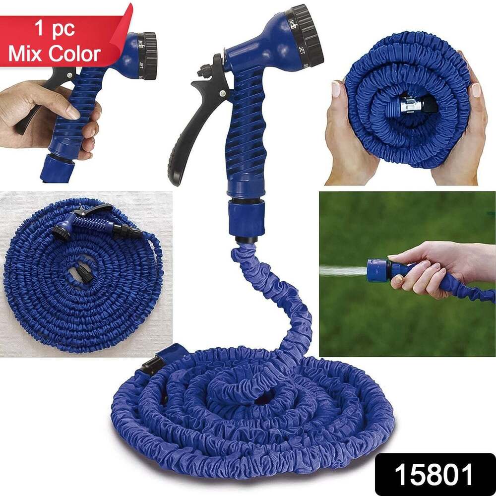 Expandable Magic Garden Hose with Spray Guns