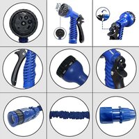 Expandable Magic Garden Hose with Spray Guns