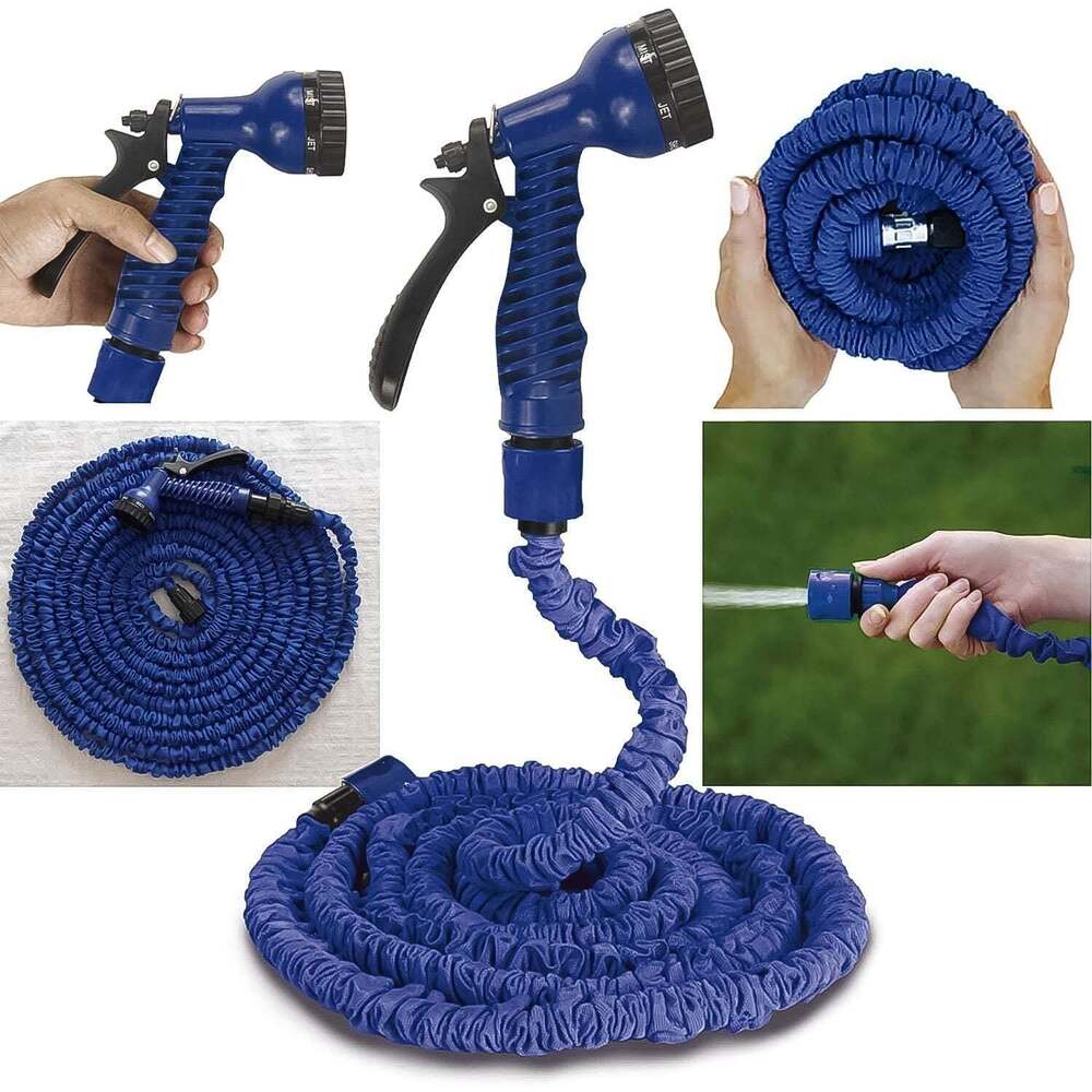 Expandable Magic Garden Hose with Spray Guns