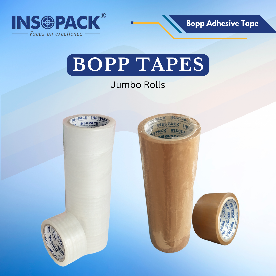 Brown Bopp Tape - Bopp Film, 2 Inch Width, Transparent Color | High Tensile Strength, Ideal For Packaging And Sealing Boxes And Containers