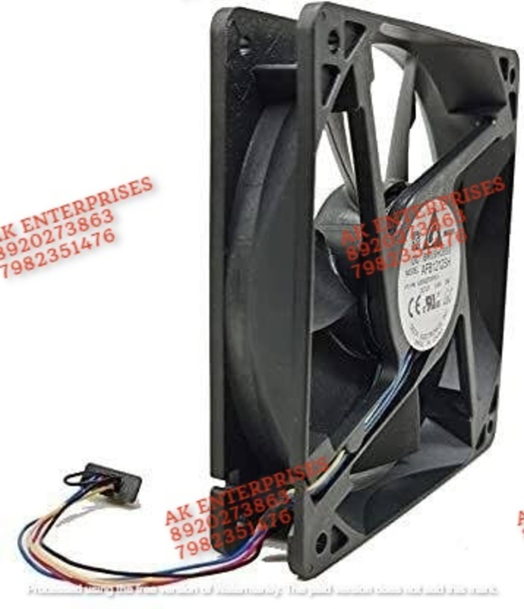  Delta AFB1212SH Axial Fan 12V-0.80A DC Brushless Air Cooling Fan 3400 RPM 120 * 120 * 25mm 2-Wire