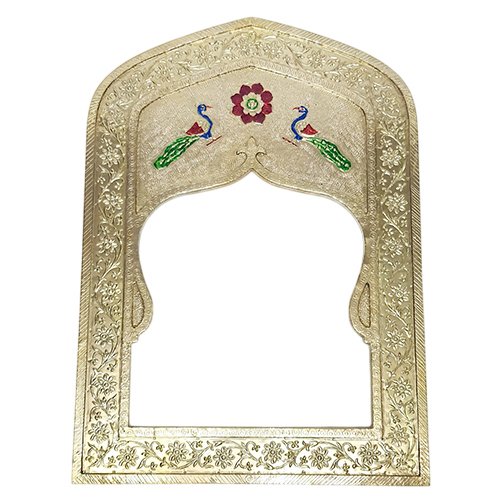 Wooden Jharokha With Brass Frame - Color: Different Available