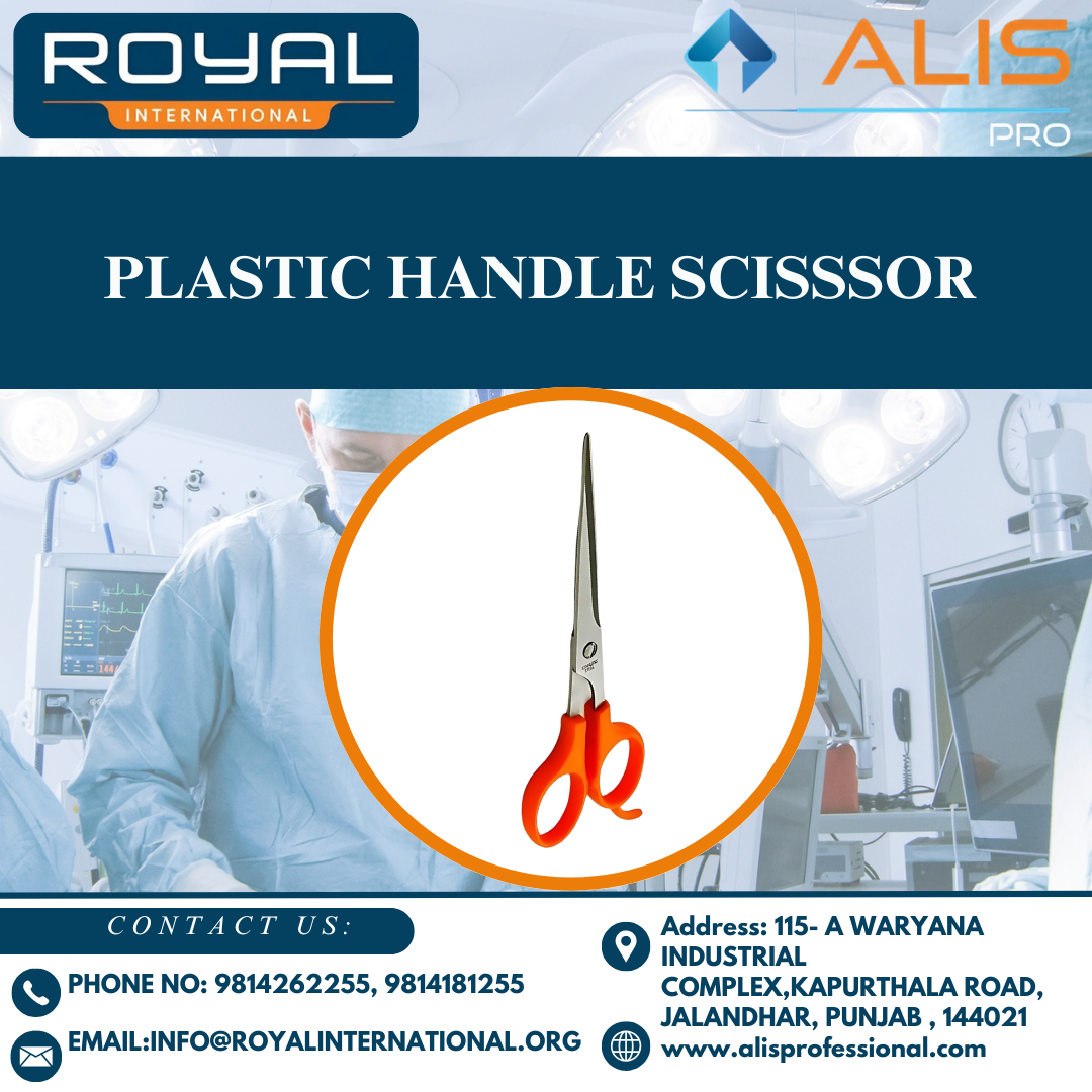 Plastic Handle Scisssor