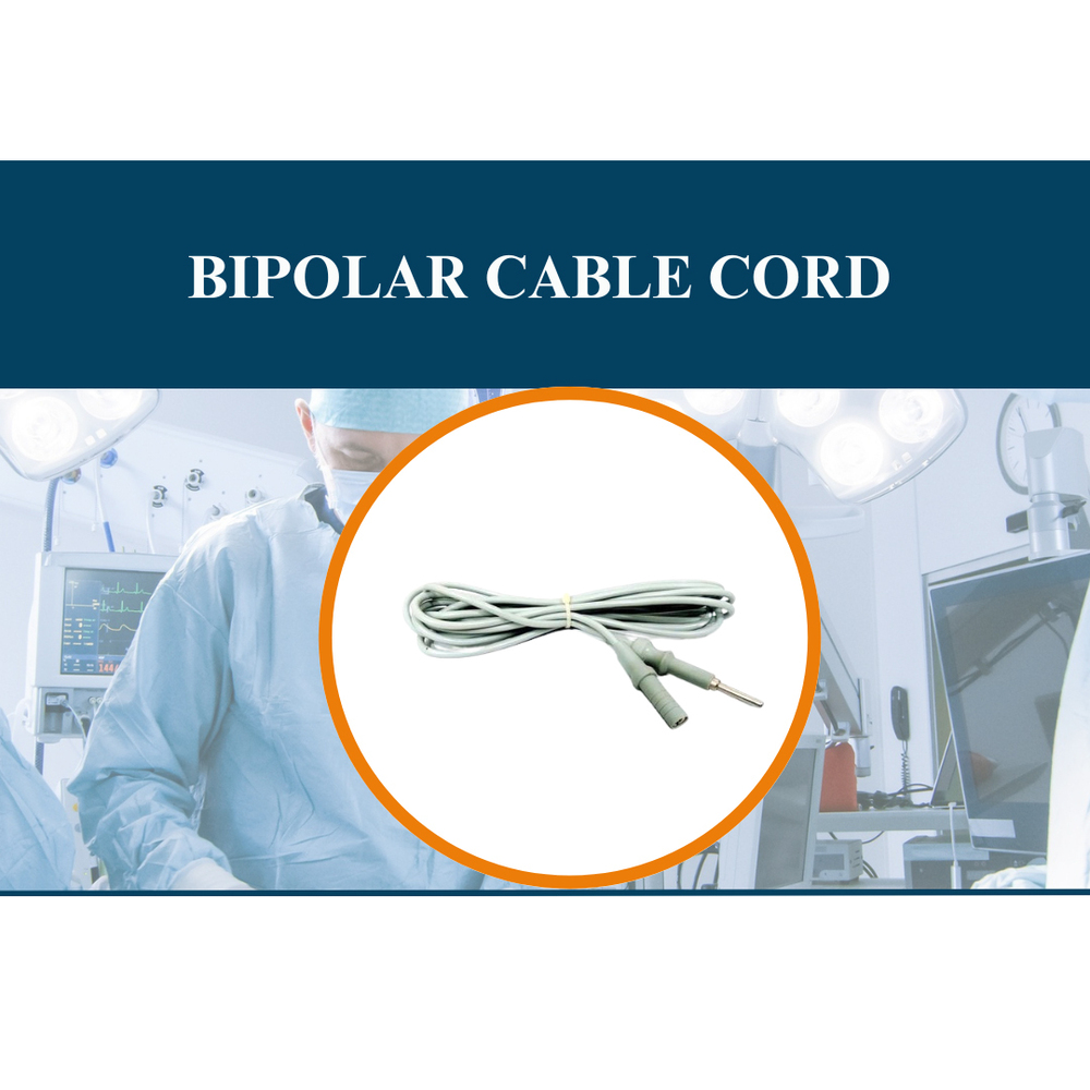 Bipolar Cable Cord - Color: Grey