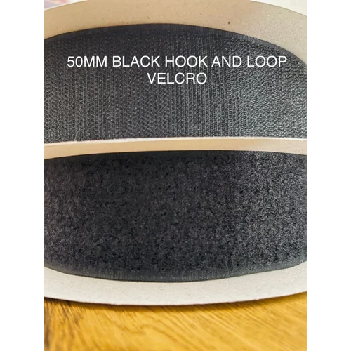 50M Black Velcro Loop Roll