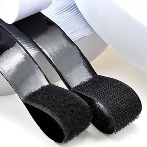 Adhesive Velcro Tapes - Color: White & Black