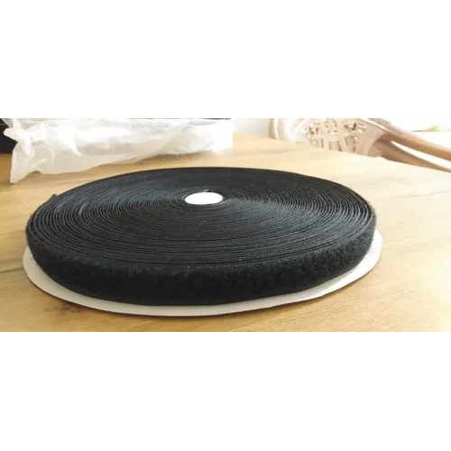 25 mm Black Velcro Loop Roll