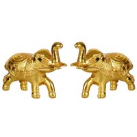 Aakrati Elephant Shaped Box For Small Storage Figurine- Set Of 2