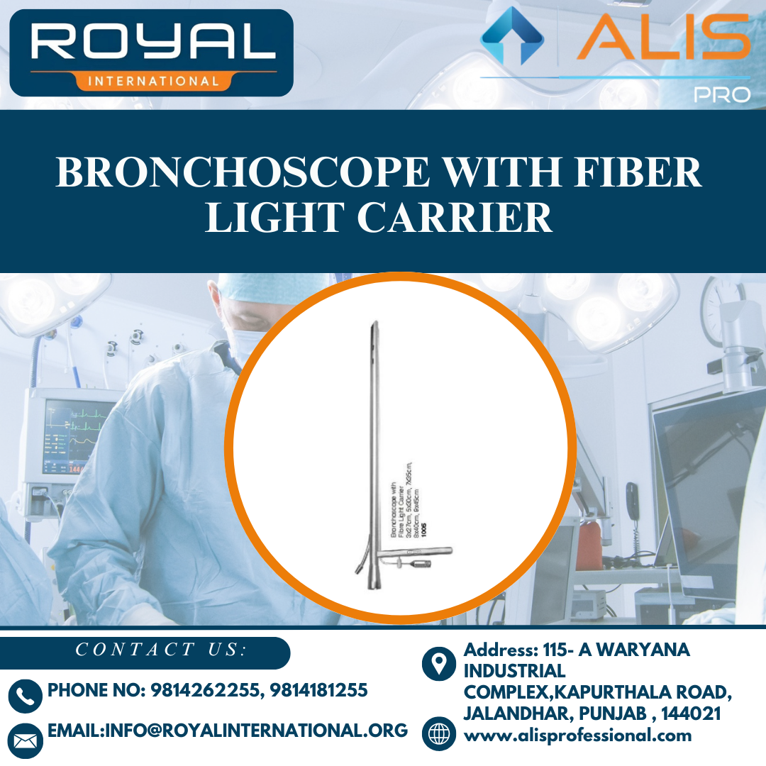 Bronchoscope with Fiber Light Carrier