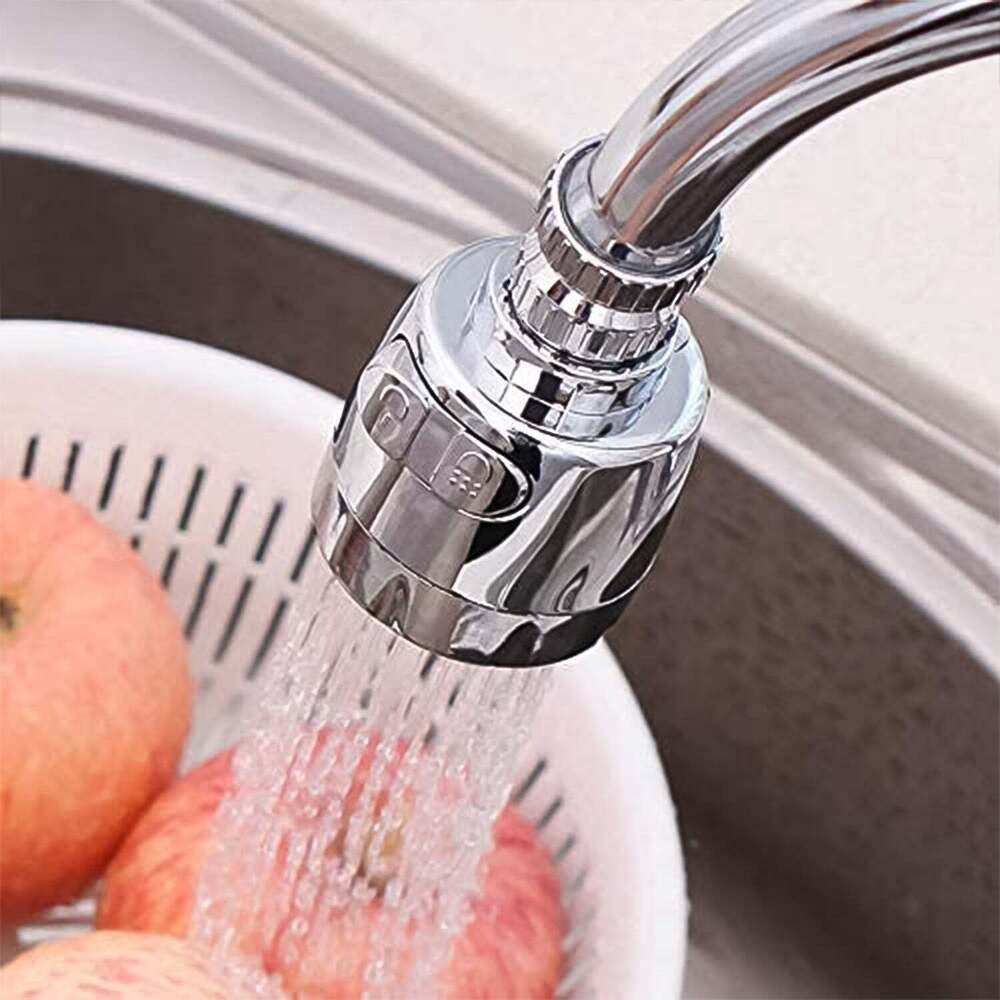 Plastic 360 Degree Rotating Water-Saving Faucet Sprayer Heads