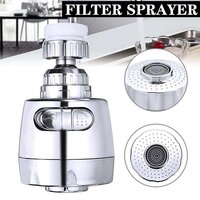 Plastic 360 Degree Rotating Water-Saving Faucet Sprayer Heads