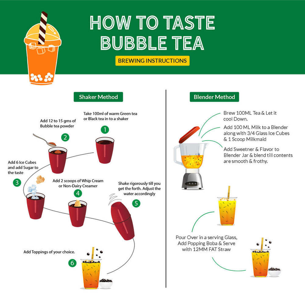 French Vanilla Bubble Tea Premix 1 Kg - Alcohol Content (%): Na