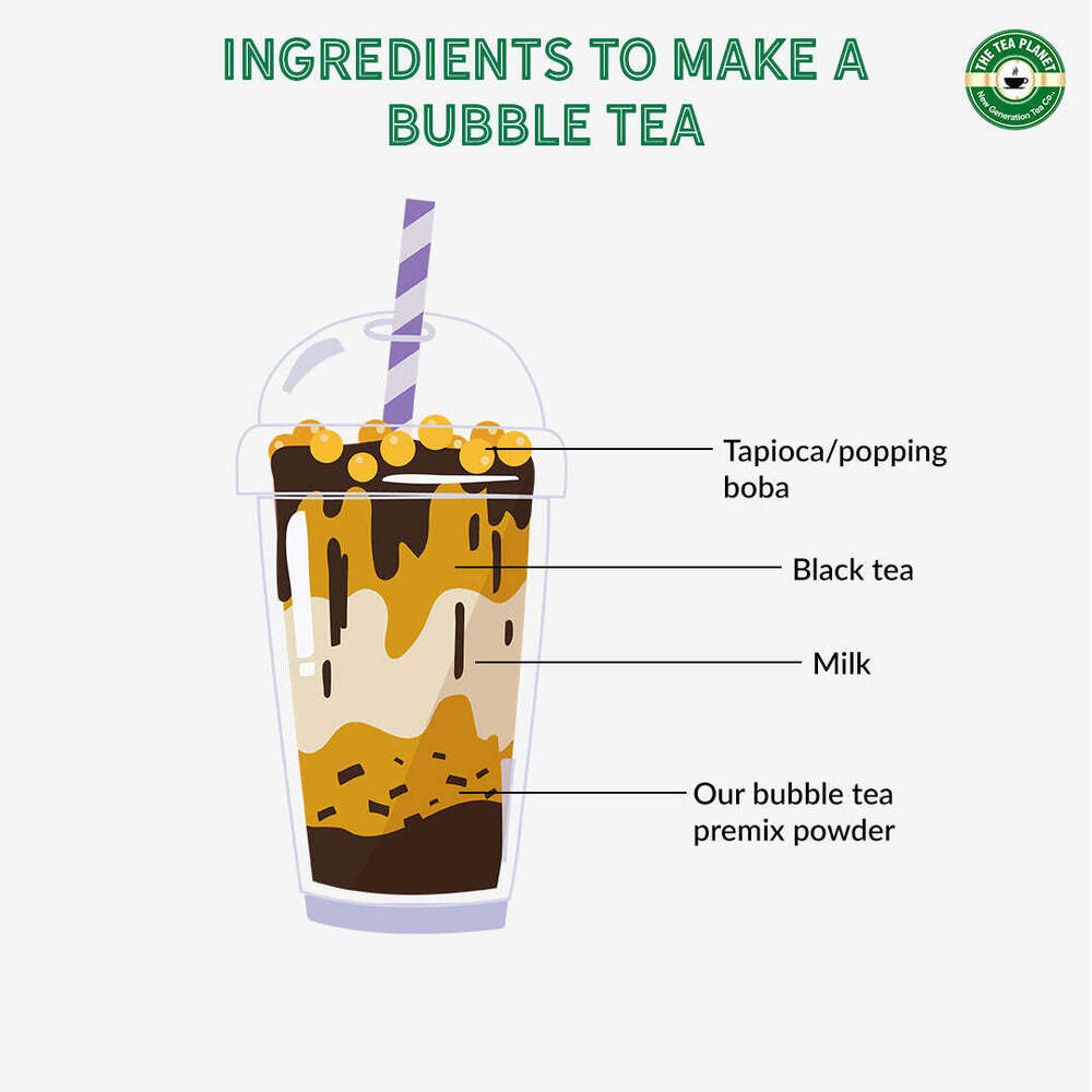 French Vanilla Bubble Tea Premix 1 Kg - Alcohol Content (%): Na
