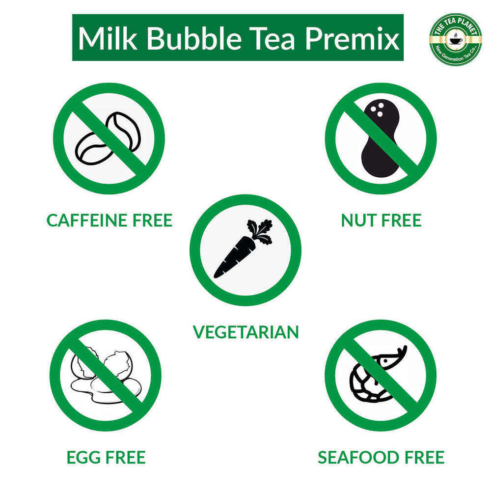 French Vanilla Bubble Tea Premix 1 Kg - Alcohol Content (%): Na
