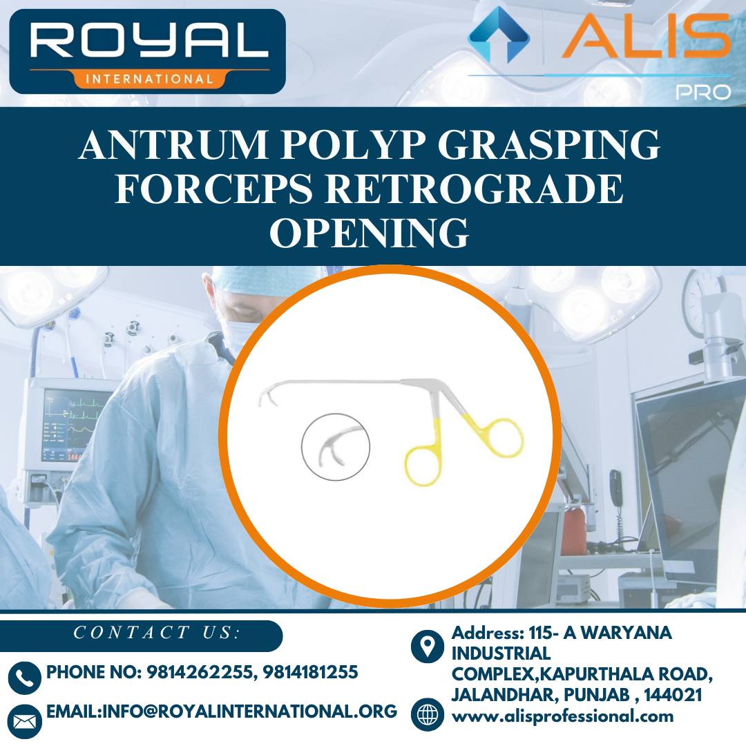 Antrum Polyp Grasping Forceps Retrograde Opening