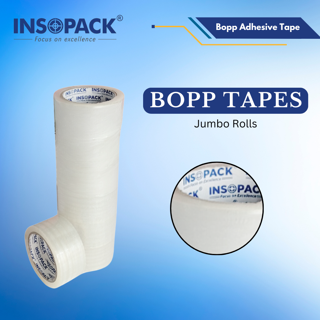 Transparent Cello Tape - Bopp Material, 50 Meters Length, 2 Inches Width | Strong Adhesive, Single-sided, Ideal For Crafting And Packaging