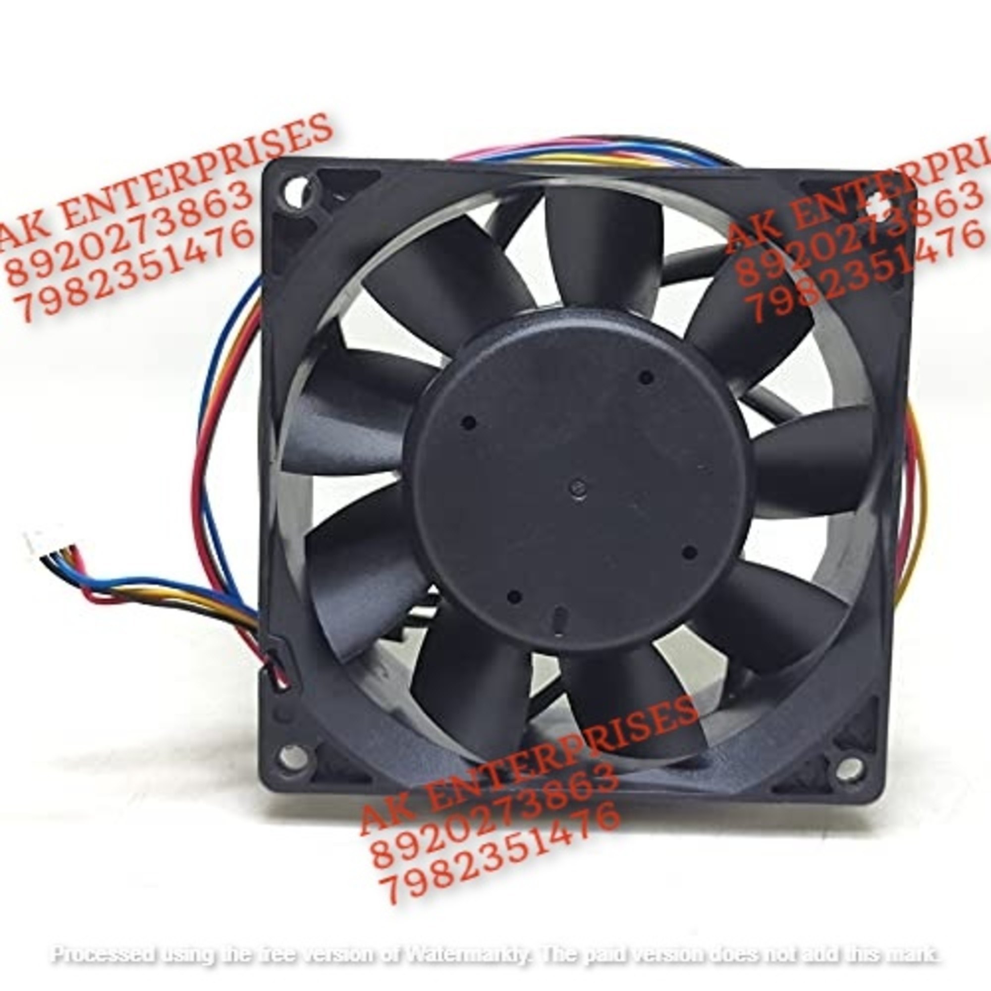 Delta PFB0848UHE Axial Fan 48V-0.65A DC Brushless Air Cooling Fan 7500 RPM 80 * 80 * 38mm 2-Wire