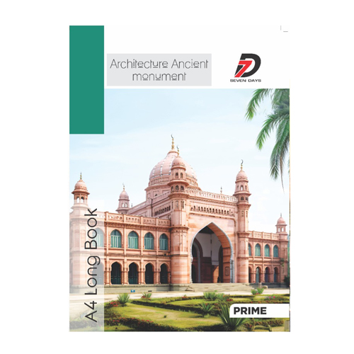 Prime Series 176 Pages Student Register - Hardbound A4 Long Book For School & High-school Subjects Practice Register - Binding: Pin Binding