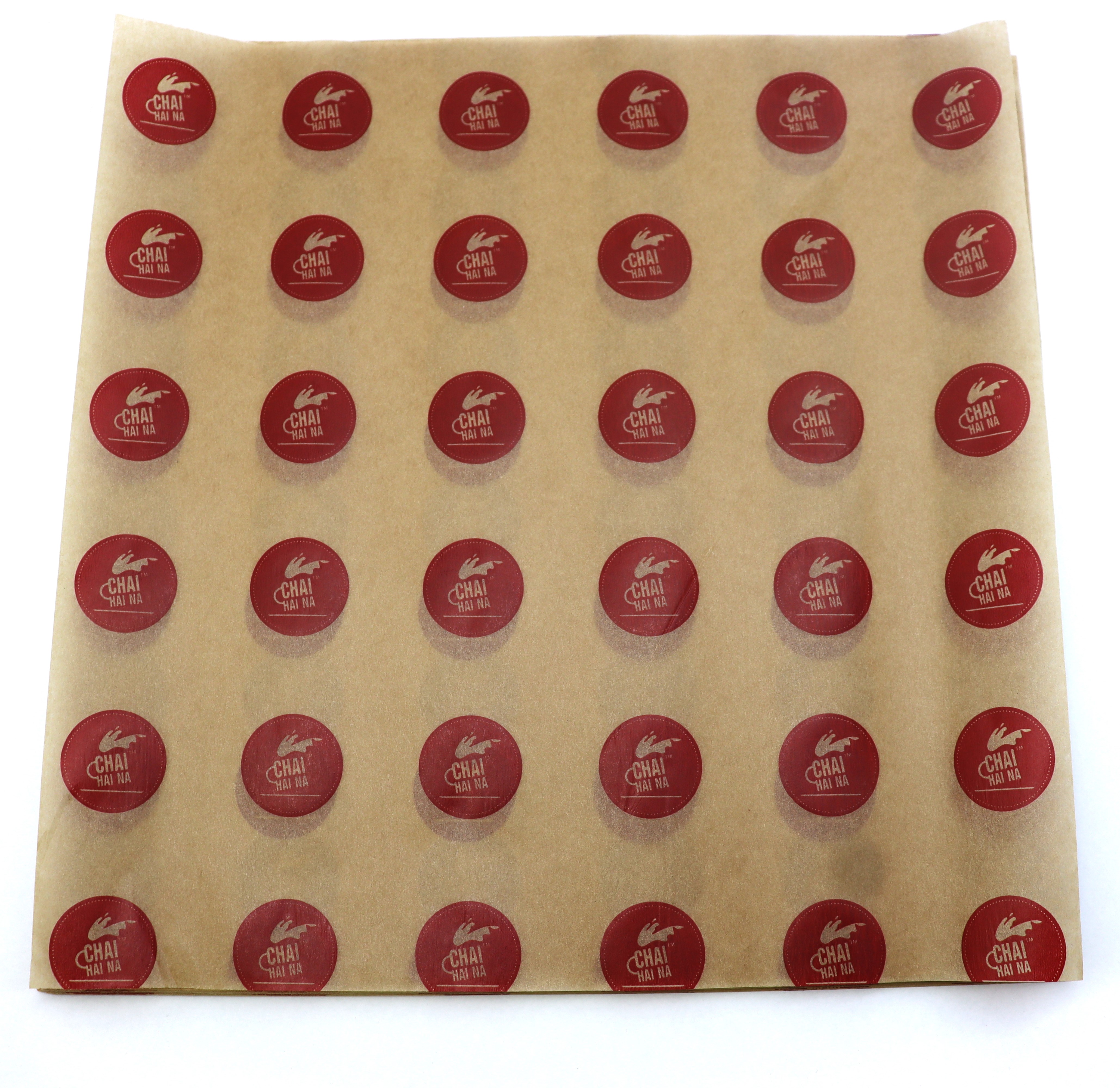 Logo Register Continue Printed 1 Side Coated Foood Grade Paper