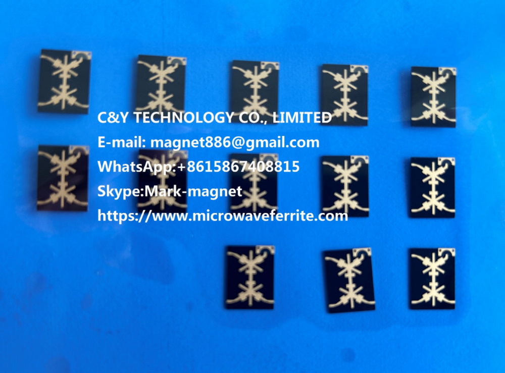 Ferrimagnetic Microwave Ferrite Substrates for Microwave Integrated  Circuits