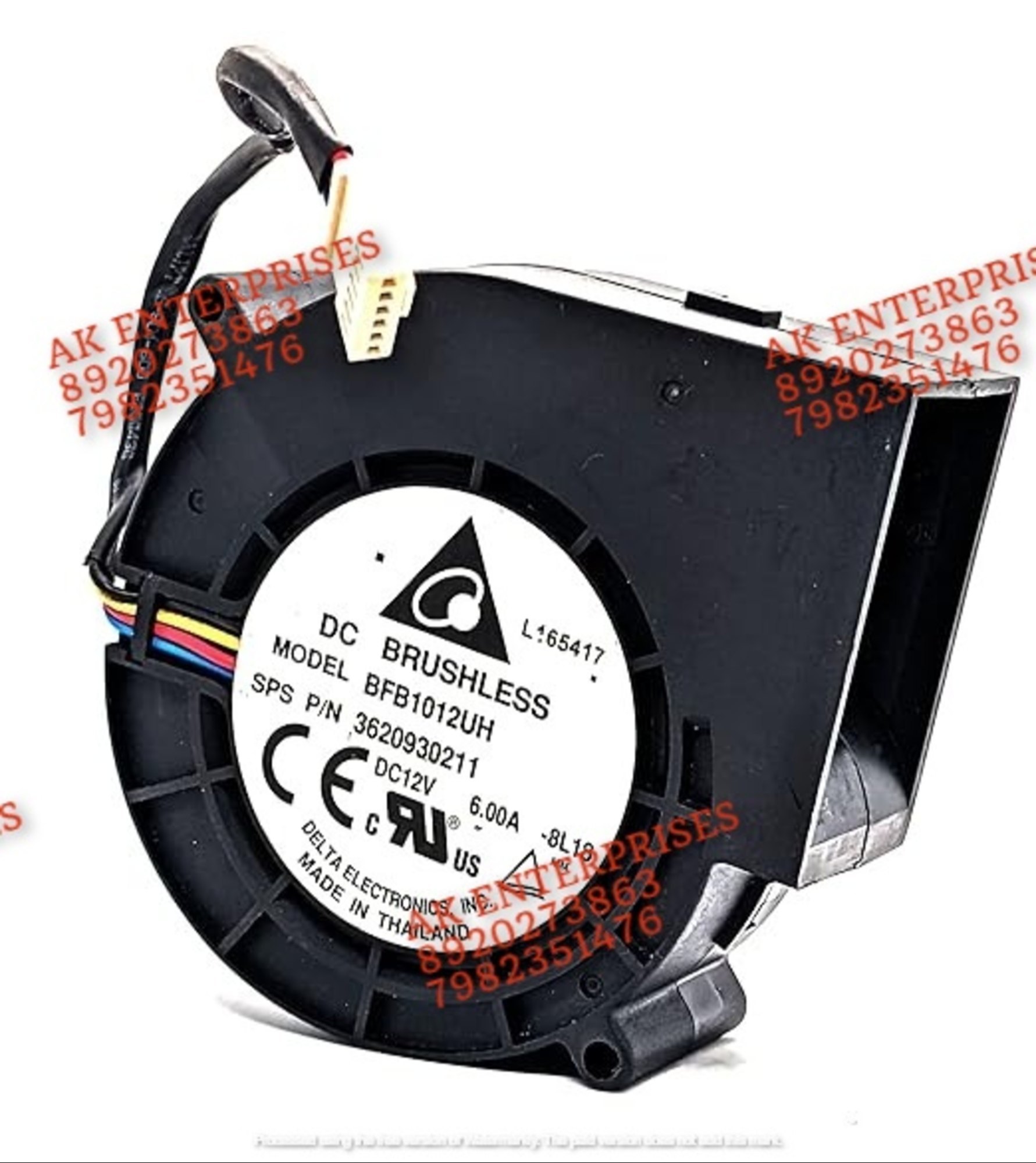 Bfb1012uh Dc12v 6a 8300rpm Brushless Air Cooling Blower Fan