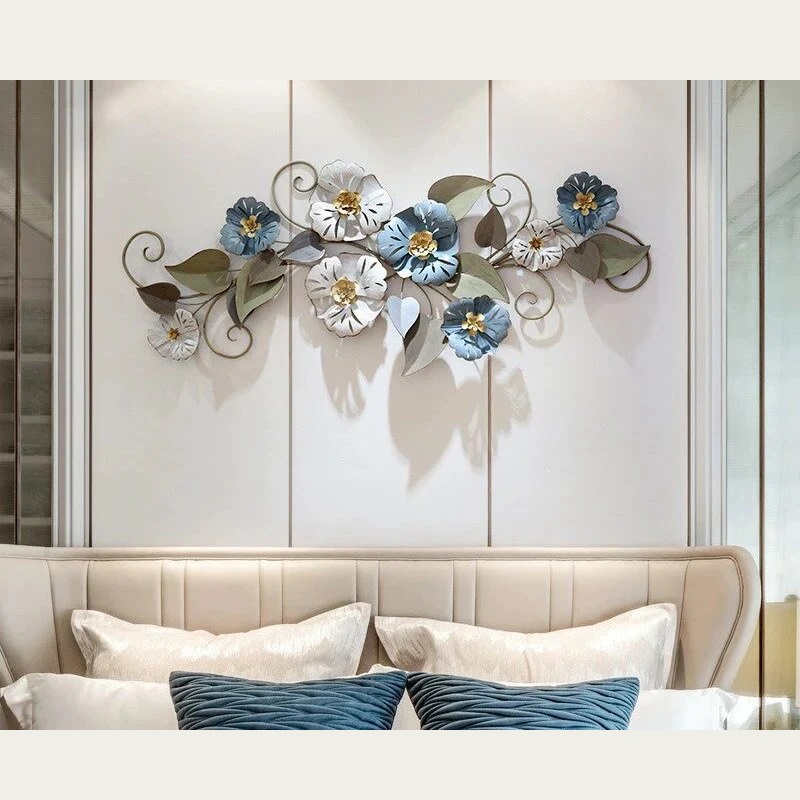 Decorated Metal Wall Art - Color: Multicolor