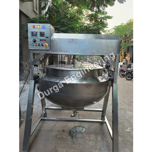 50 Litre Tilting Paste Kettle - Color: Silver