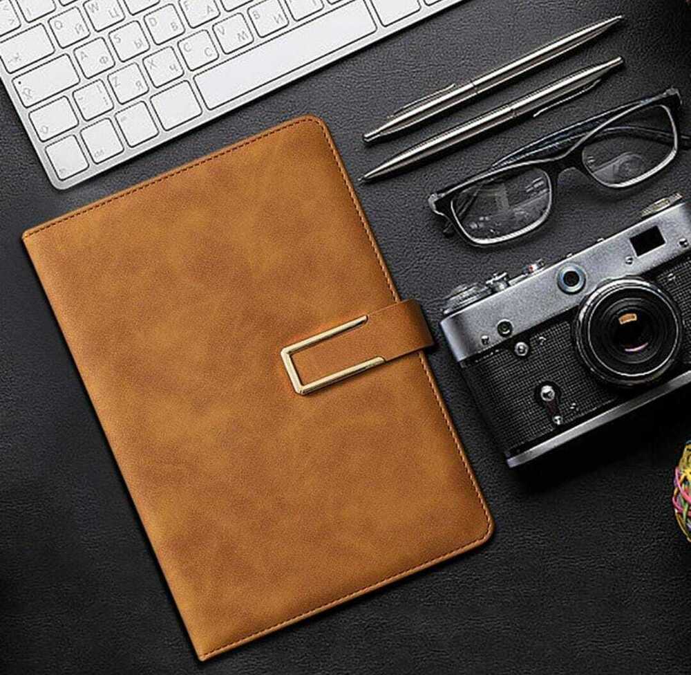 Notebook Diary - A5 Size, 80 Sheets | Durable, Hygienic, Customizable Design With Printing & Emboss Options