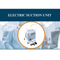 Electric Suction Unit - Manual Operation, Electric Power Source | Designed For Medical And Surgical Operations, Fluid Aspiration Function