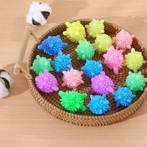 7 Gram Corona Washing Machine Ball - Silicone Material, 4.5 Size, Multicolor Design | Reusable, Eco-Friendly, Up to 1000 Washes