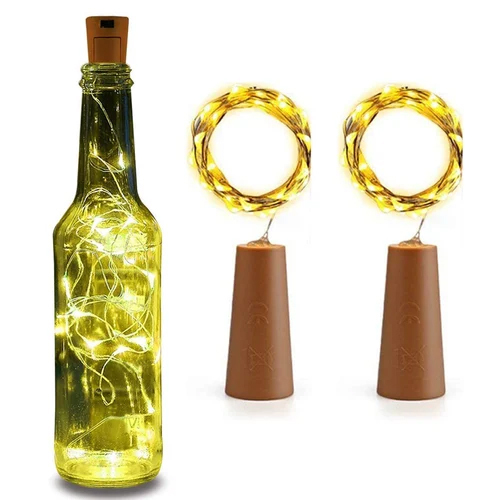 20 Led WineBottle Cork Lights
