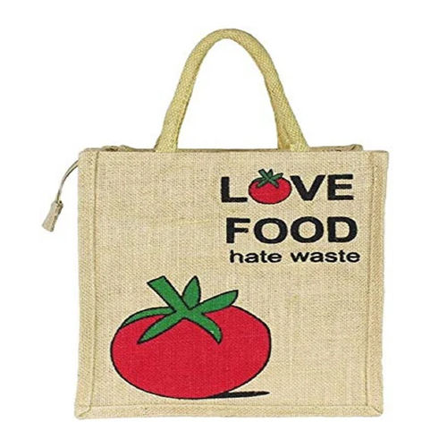 Jute Lunch Bags - Color: Brown