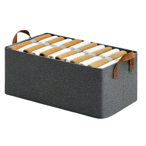 26 Liter Foldable Storage Box - Color: Grey