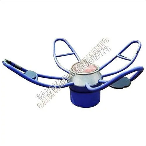 Merry Go Round - Iron Structure, Outdoor Use, Multicolor Design | Manual Operation For Ages 4-9, No Weather Resistance