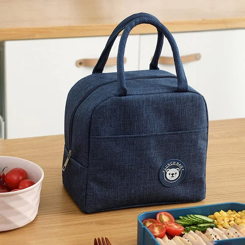 School Lunch Bags - Color: Grey