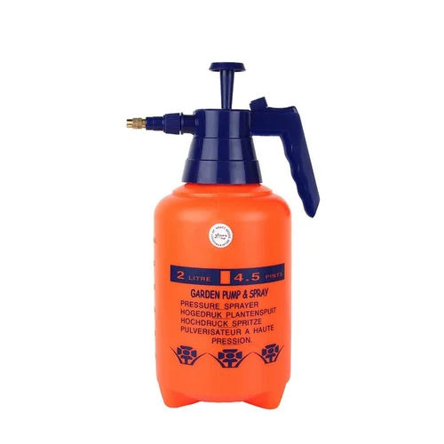 2Ltr Brass 360 Gear Drive Garden Spray Pump - Color: Orange