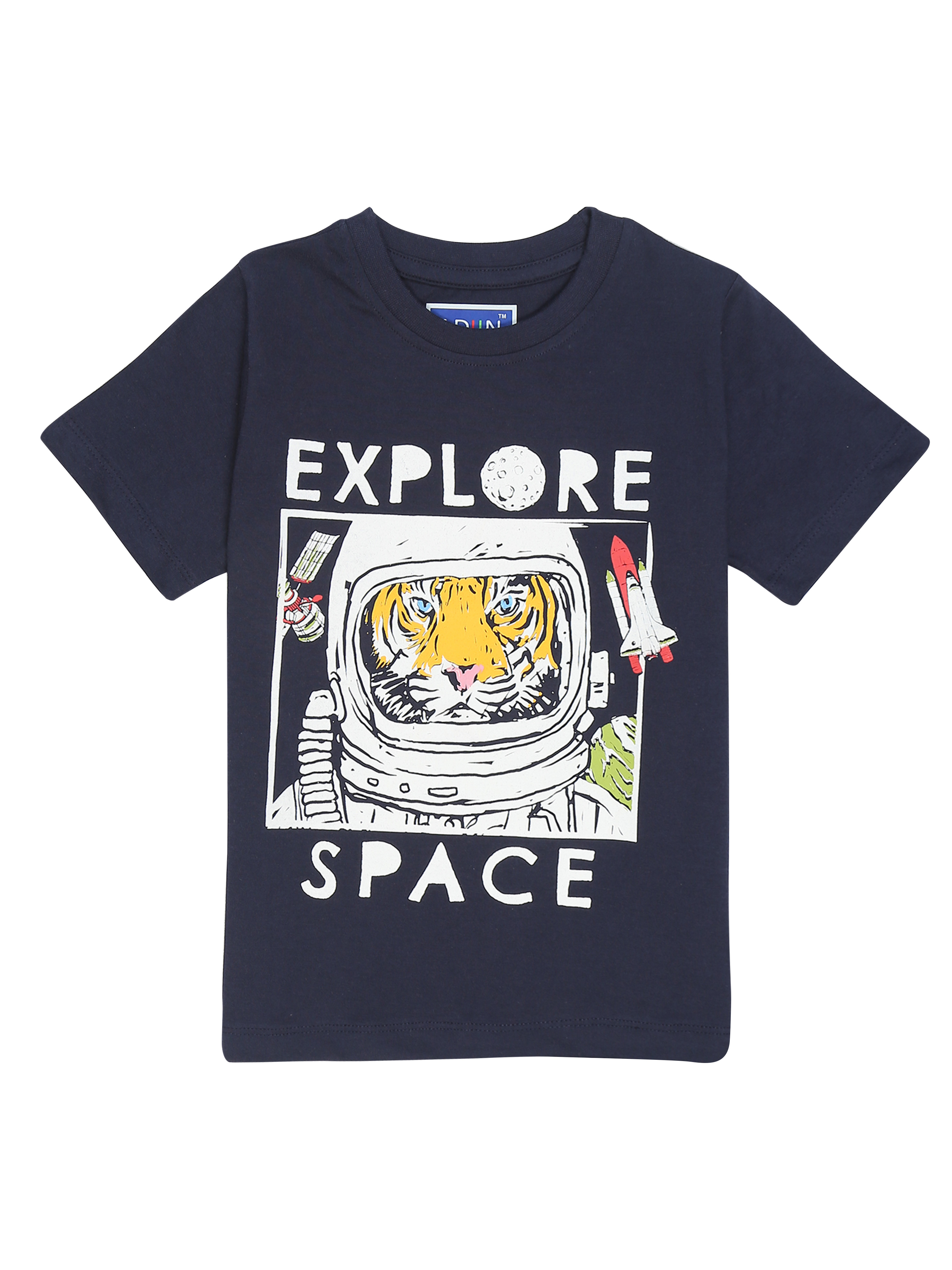 Boy T Shirt - 100% Rl Combed Compact Cotton, 180 Gsm, Soft Hand Touch | Trending Colours, Attractive Print, Single Jersey Design