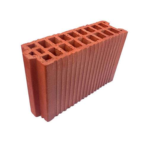 Vp-100 Load Bearing Interlocking Clay Blocks With Vertical Perforation