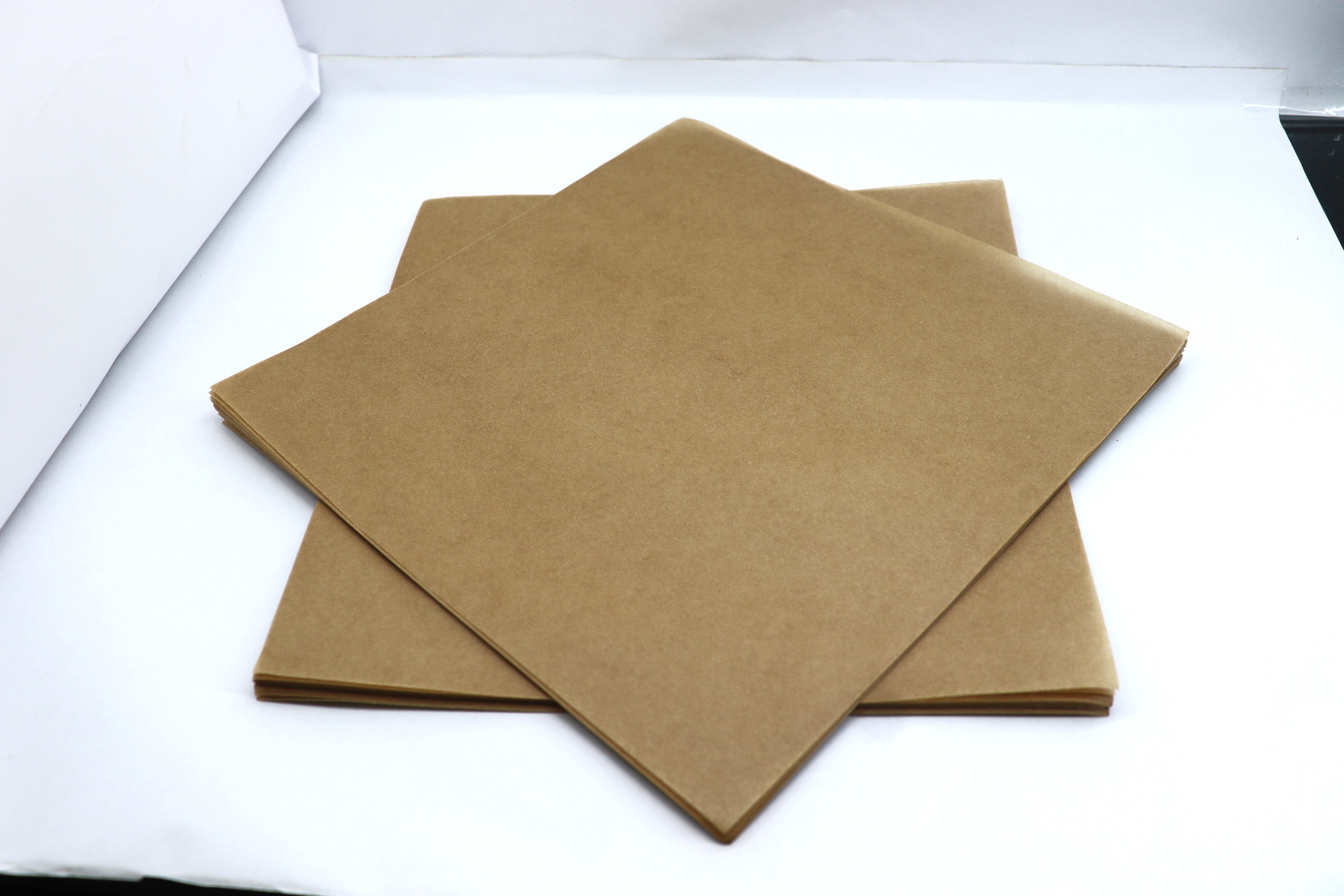 parchment / brown & white food grade 2 side coated paper 