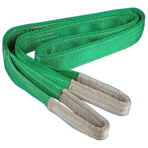 Heavy Duty Lifting Belt - Industrial Grade, 1m - 10m Length, Green Color, Varied Sizes, Capacity 1 Ton - 48 Ton