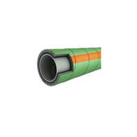 Carbon Free Hose Pipe - Rubber Material, 1 Inch Internal Diameter, Green Color | Industrial Steam Hose With High Durability And 200 Working Pressure