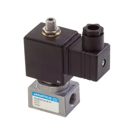 230V Pneumatic Solenoid Valve - Color: Black