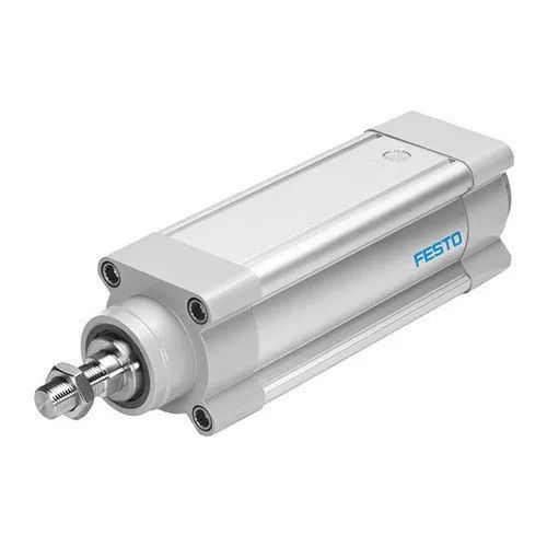 Festo Pneumatic Cylinder - Color: Silver