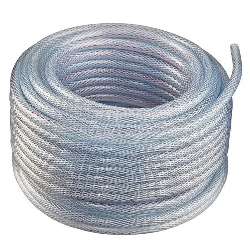 Pvc Nylon Braided Hose - Color: Transparent