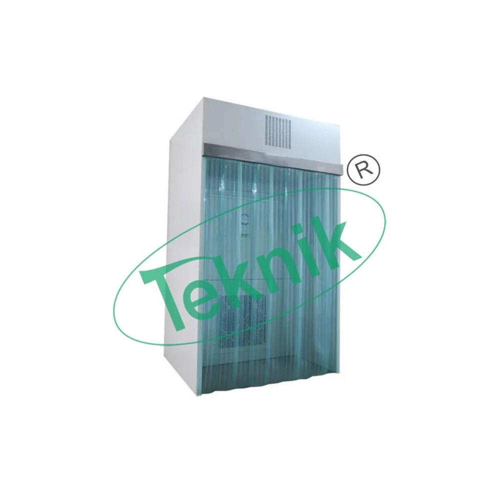 Sample Dispensing Booth - Stainless Steel, Ultra-quiet Operation Below 65 Dba | Hepa Filter Efficiency Over 99.97% At 0.3 Micron, Diffused Fluorescent Lighting, Pvc Flexible Curtains
