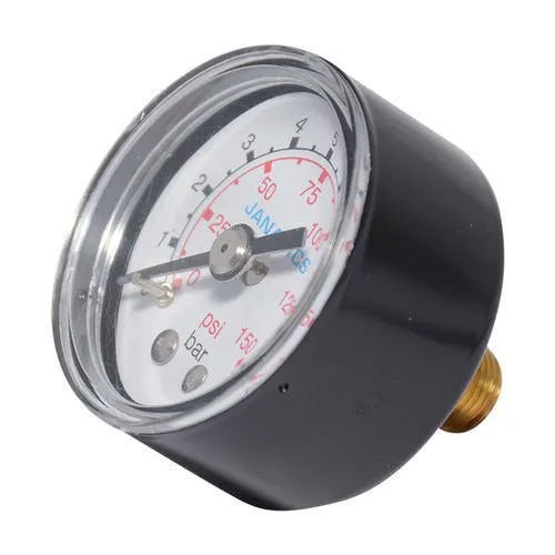 Analog Pressure Gauges - Color: Black