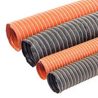 Flexible Duct Hoses - Color: Black And Orange