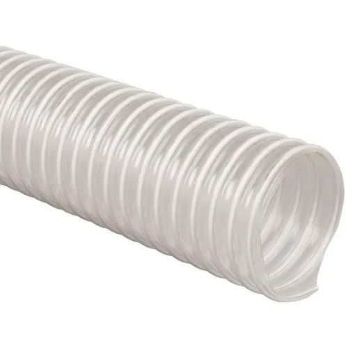 Pu Flexible Ducting Hoses - Color: Silver