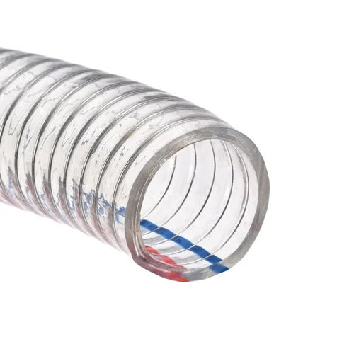 Thunder Steel Wire Hose Pipe - Color: Transparent